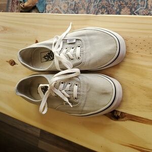 Vans Authentic, Pale gray Women’s size7.5 men's size6